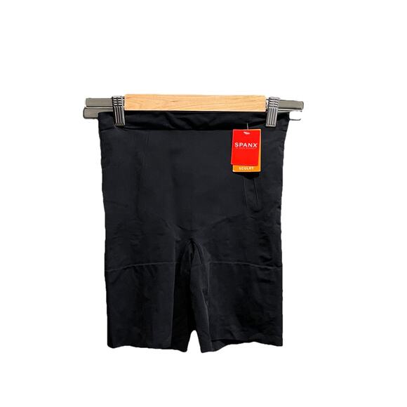 SPANX Other - Spanx Very Black Invisible Mid-Thigh Women's Shapewear Shorts Size Large